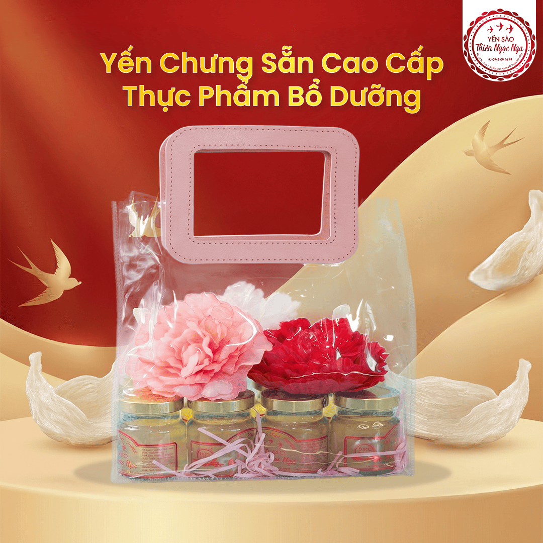 Yến Sào Thiên Ngọc Nga Hũ Đóng Hộp (8 hũ)